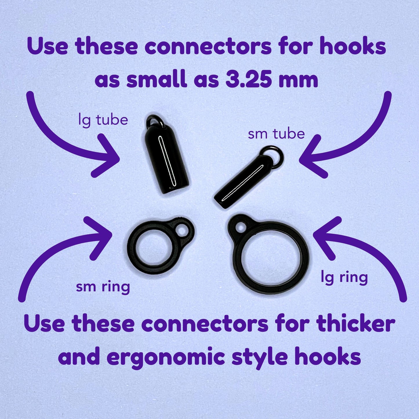 Hookkeeper Connectors (3 pack of single size)