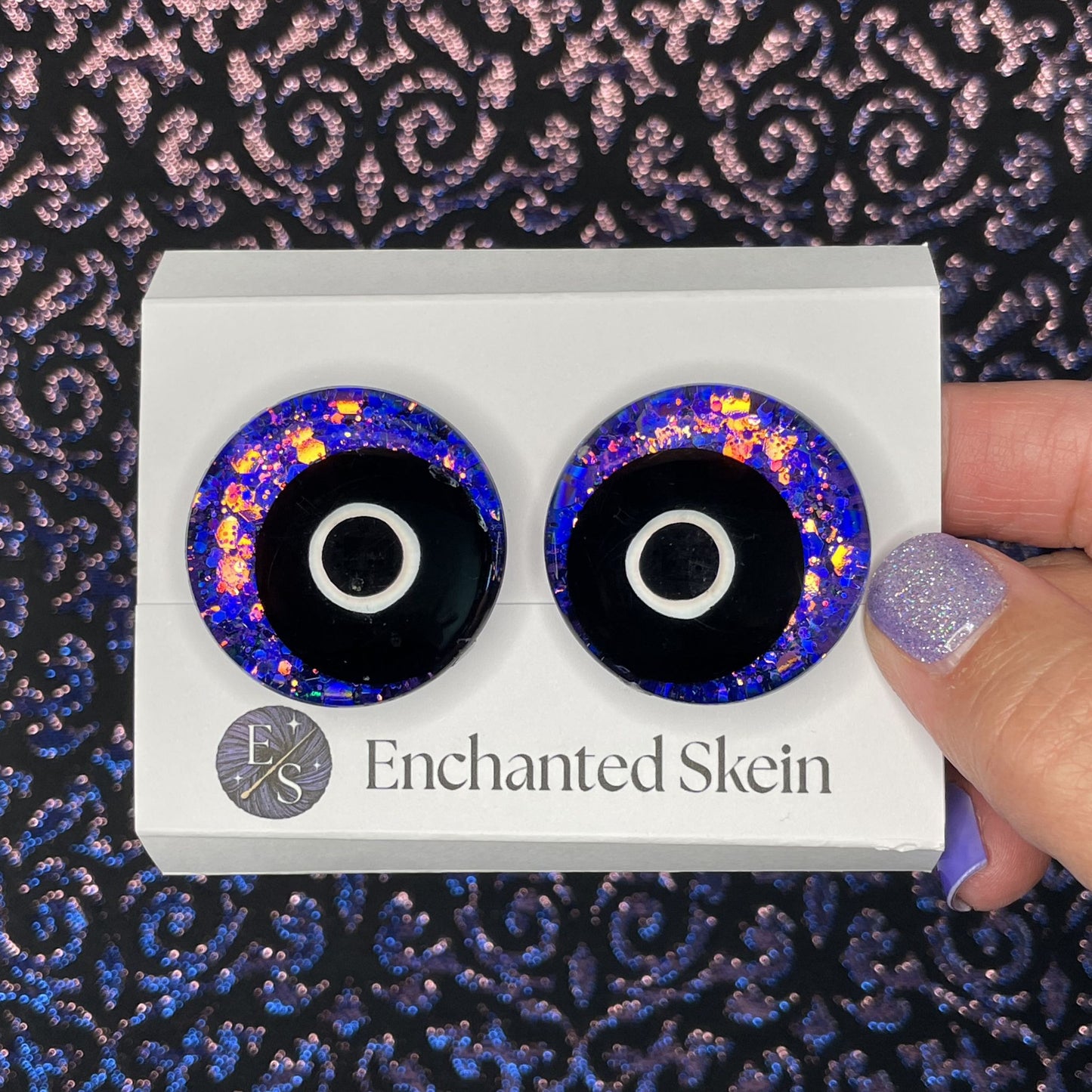 Spellbound Bloom Hand-Painted Safety Eyes