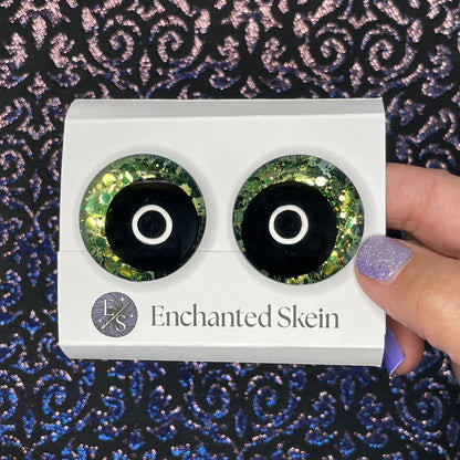 Mossy Magic Hand-Painted Safety Eyes