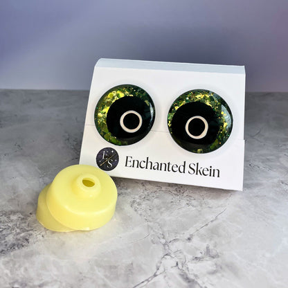 Mossy Magic Hand-Painted Safety Eyes