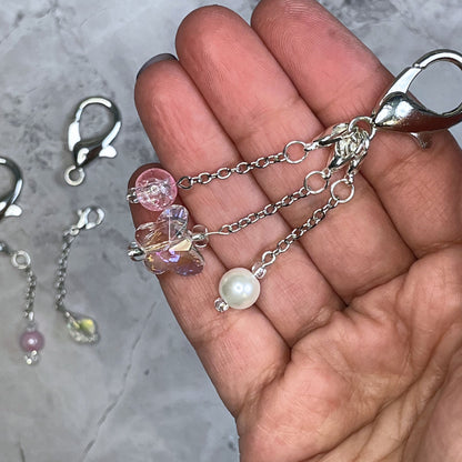 Stitch markers with detachable elements