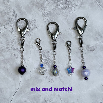 Stitch markers with detachable elements