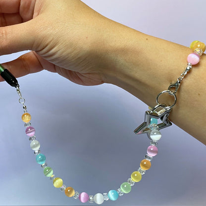 Pastel Rainbow Cats Eye Hookkeeper